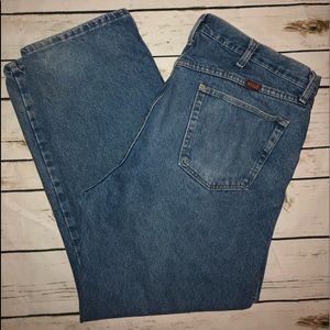 Men’s Rustler Relaxed 4 Pocket Light Blue Jeans
